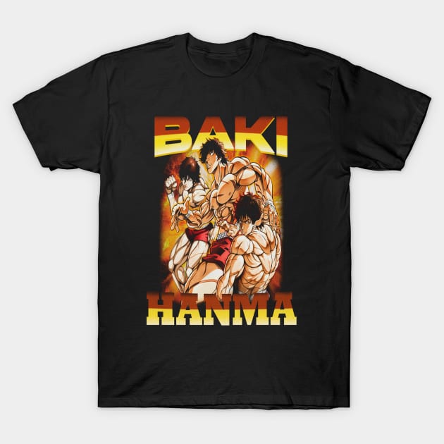 Baki Hanma The Grappler Fanart T-Shirt by Planet of Tees